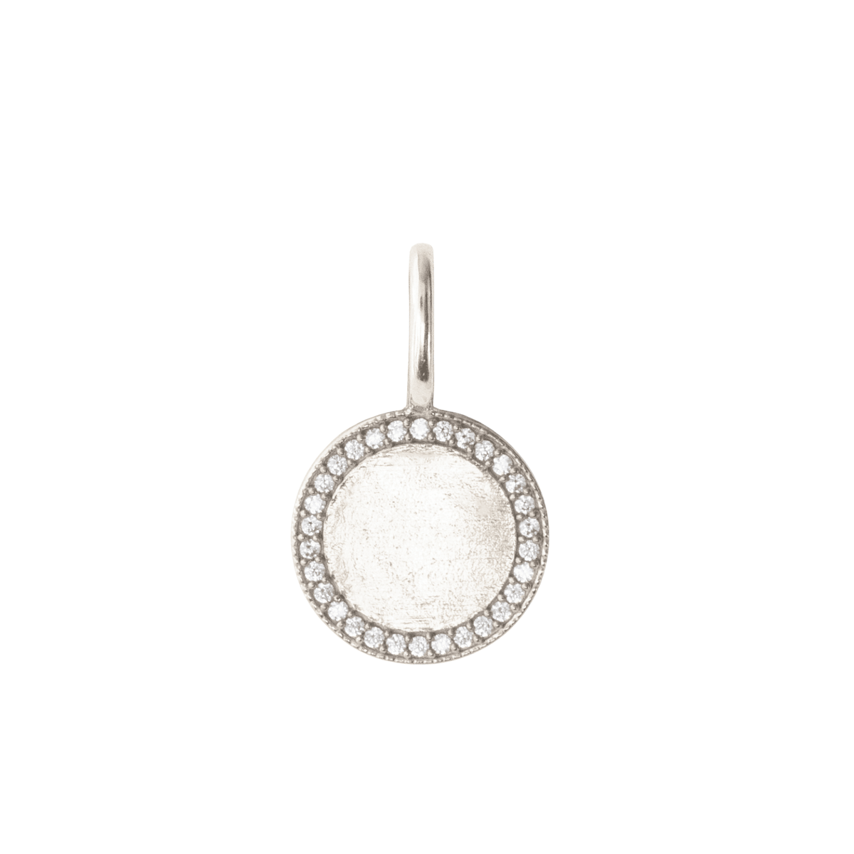 Love Pavé Circle ID Charm - SO PRETTY CARA COTTER