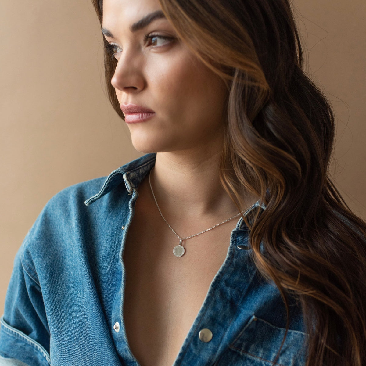 Love Pavé Circle ID Charm - SO PRETTY CARA COTTER