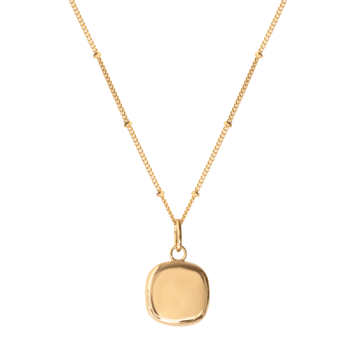 Love Pavé Sculpted Square Locket - SO PRETTY CARA COTTER
