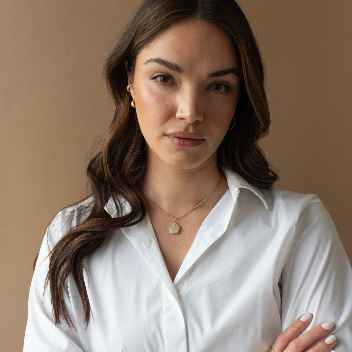 Love Pavé Sculpted Square Locket - SO PRETTY CARA COTTER