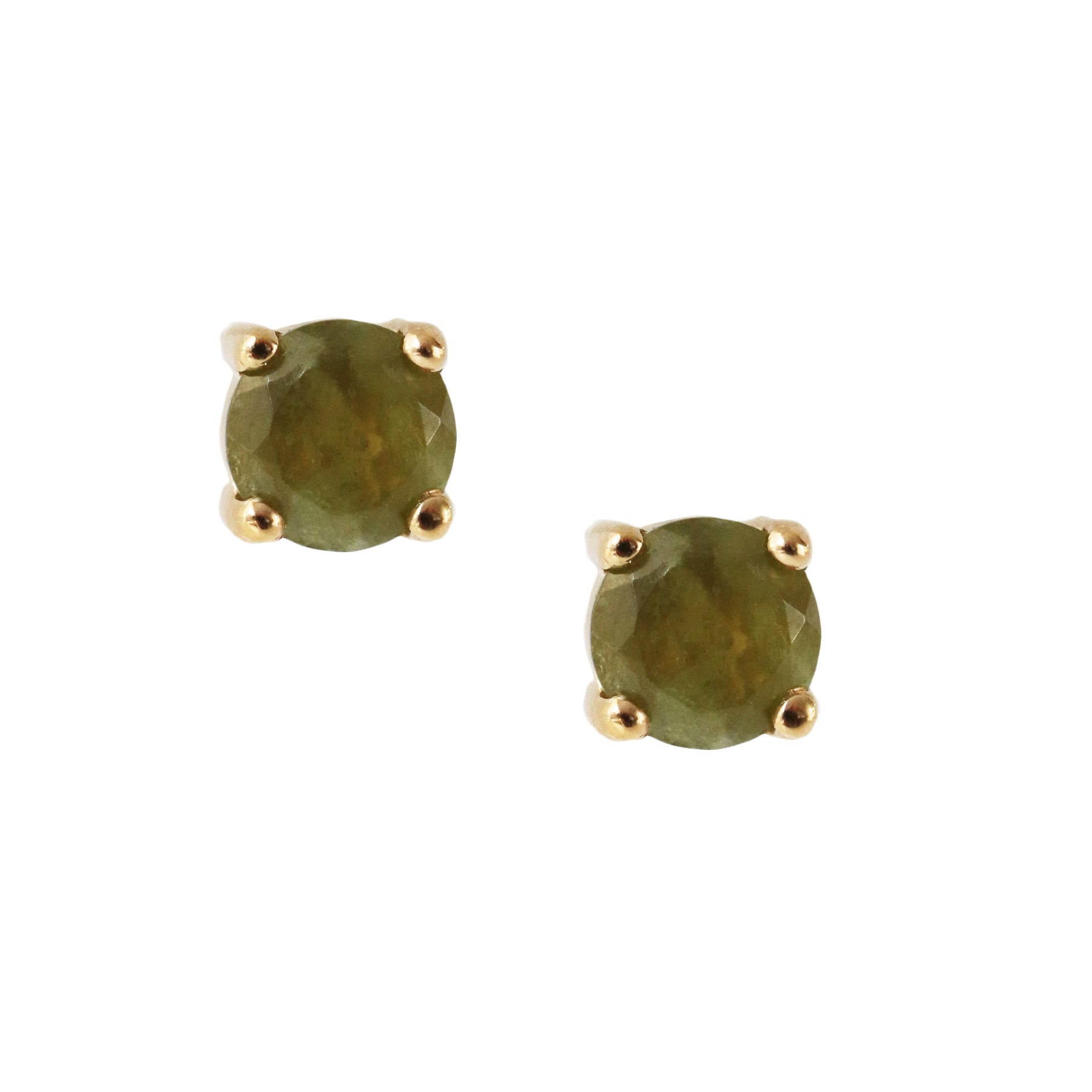 Love Solitaire Studs - Juniper Vasonite - SO PRETTY CARA COTTER