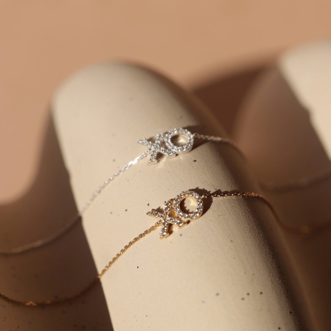 LOVE XO PAVE NECKLACE - SO PRETTY CARA COTTER