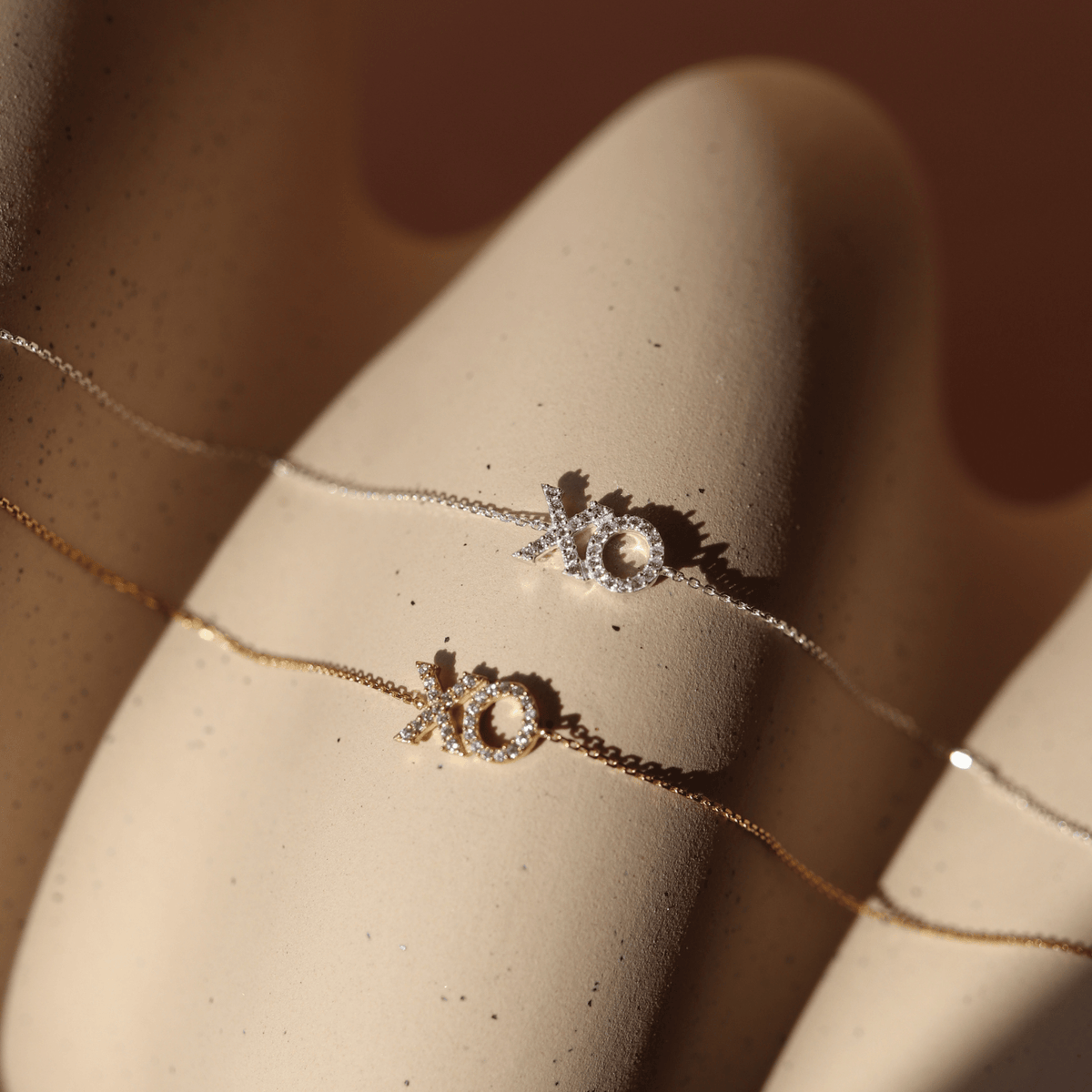 LOVE XO PAVE NECKLACE - SO PRETTY CARA COTTER