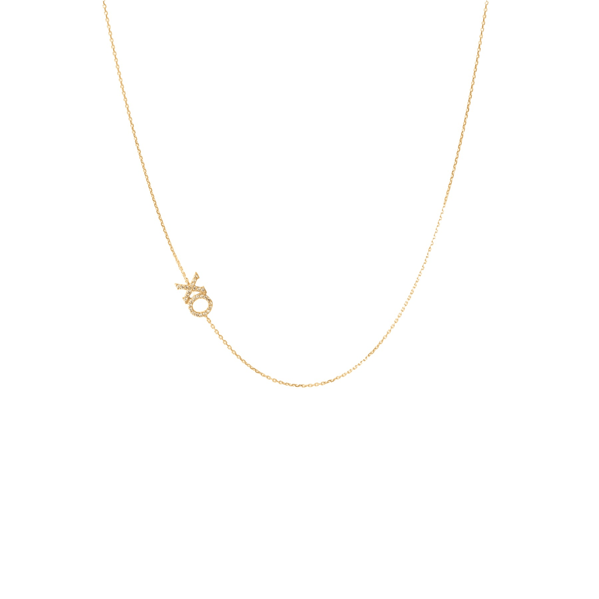 LOVE XO PAVE NECKLACE - SO PRETTY CARA COTTER