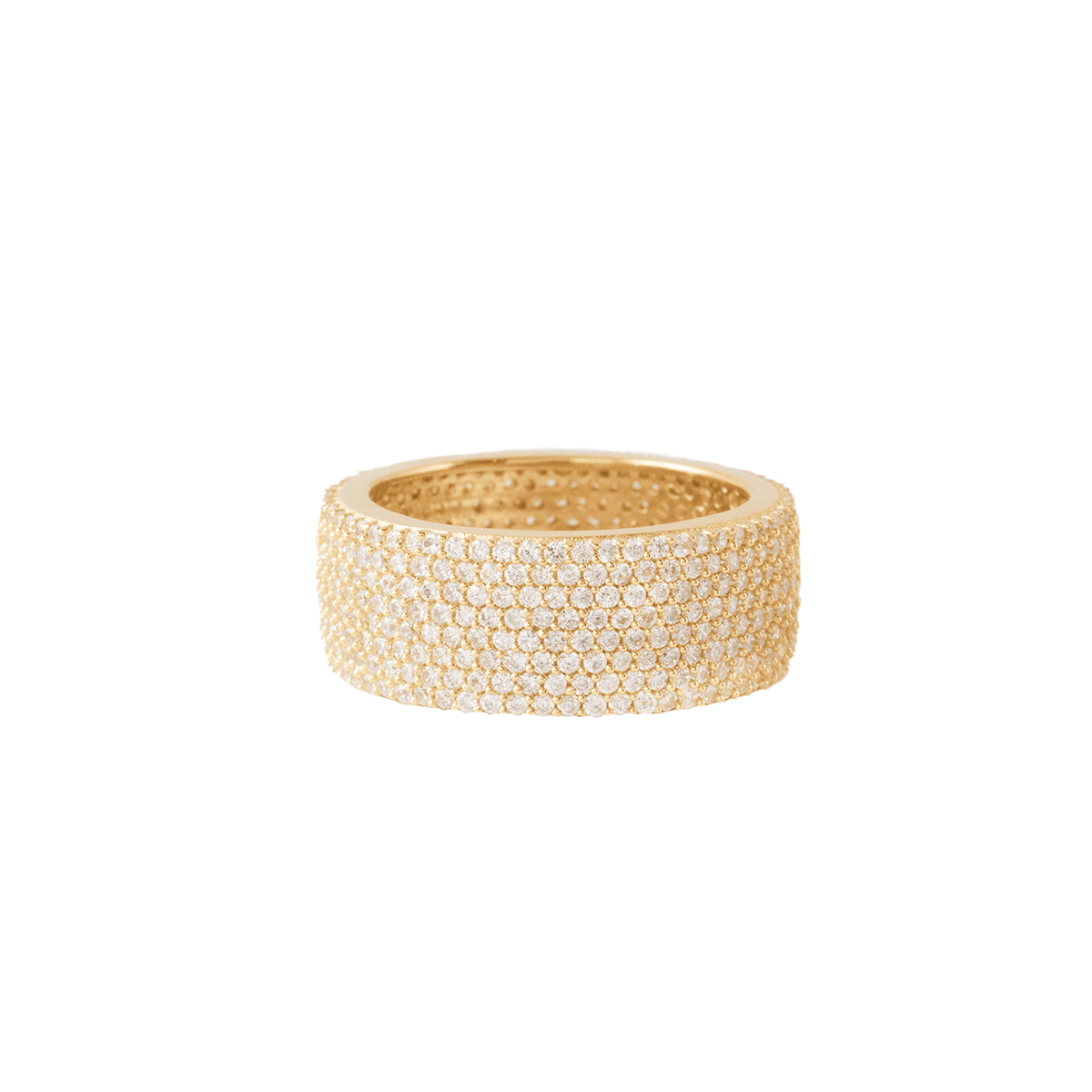 LUXE LOVE CIGAR BAND - CUBIC ZIRCONIA - SO PRETTY CARA COTTER