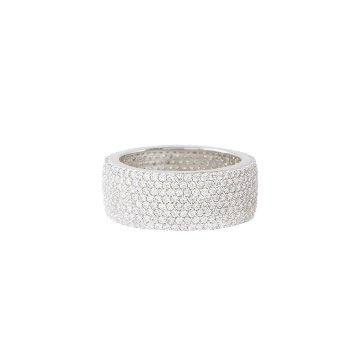 LUXE LOVE CIGAR BAND - CUBIC ZIRCONIA - SO PRETTY CARA COTTER