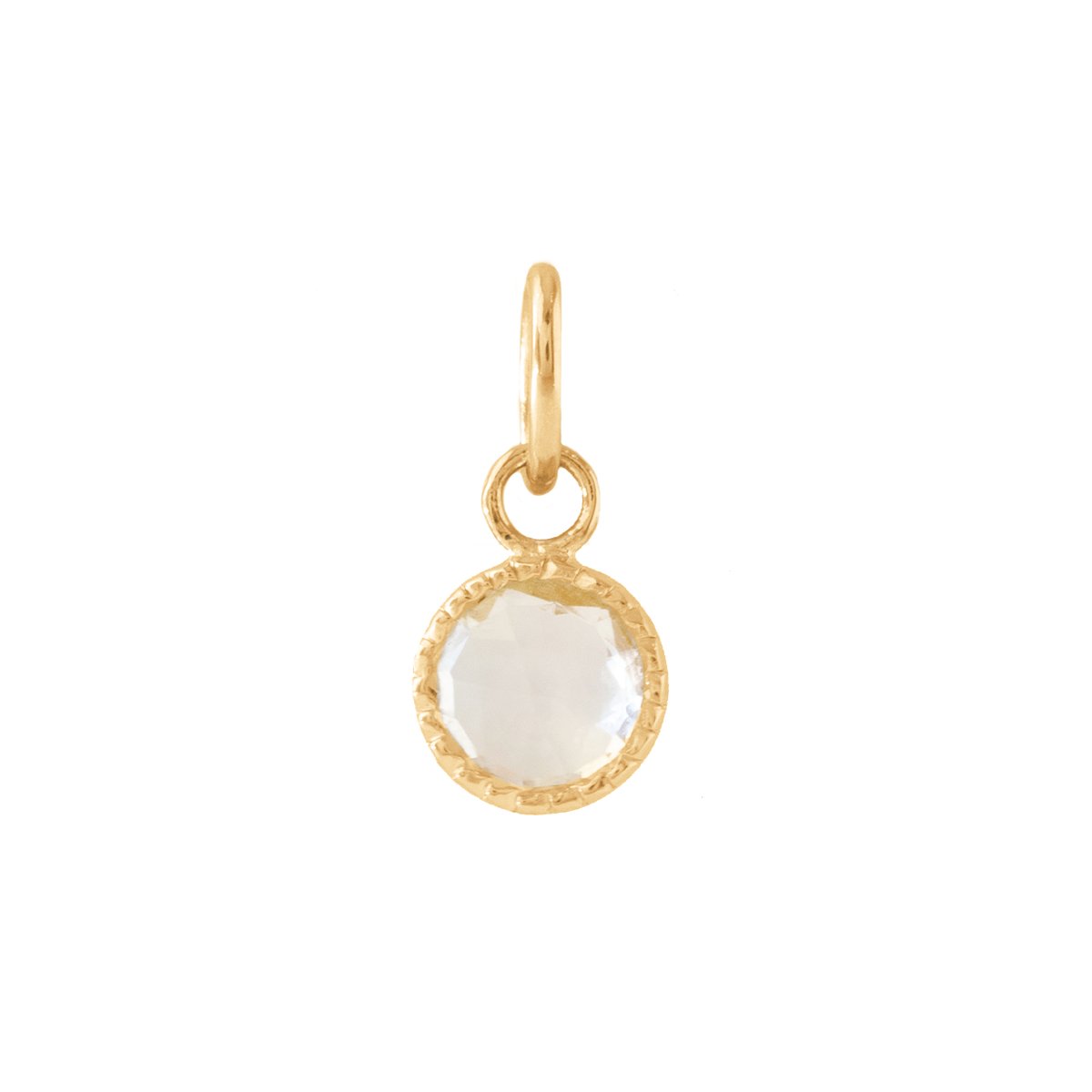 MINI LEGACY CHARM - WHITE TOPAZ - SO PRETTY CARA COTTER