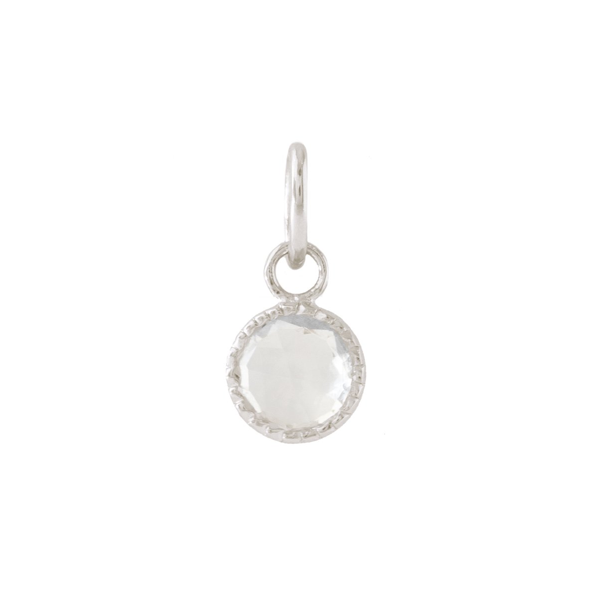 MINI LEGACY CHARM - WHITE TOPAZ - SO PRETTY CARA COTTER