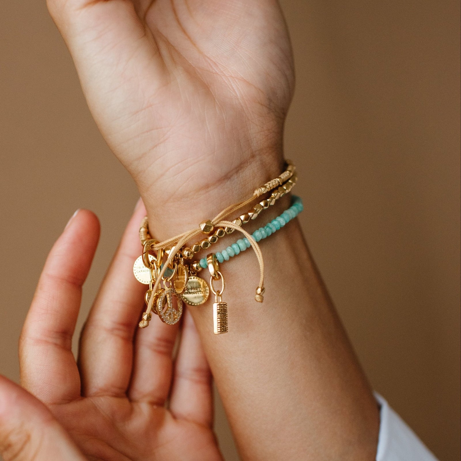 Mini Oval Push Spring Connector - Silver - SO PRETTY CARA COTTER