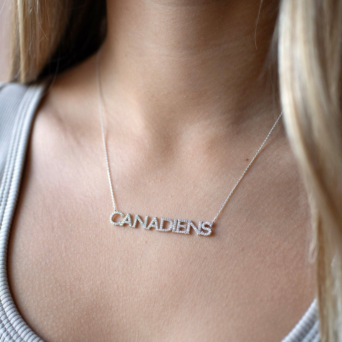 Montréal Canadiens Pavé Necklace - SO PRETTY CARA COTTER