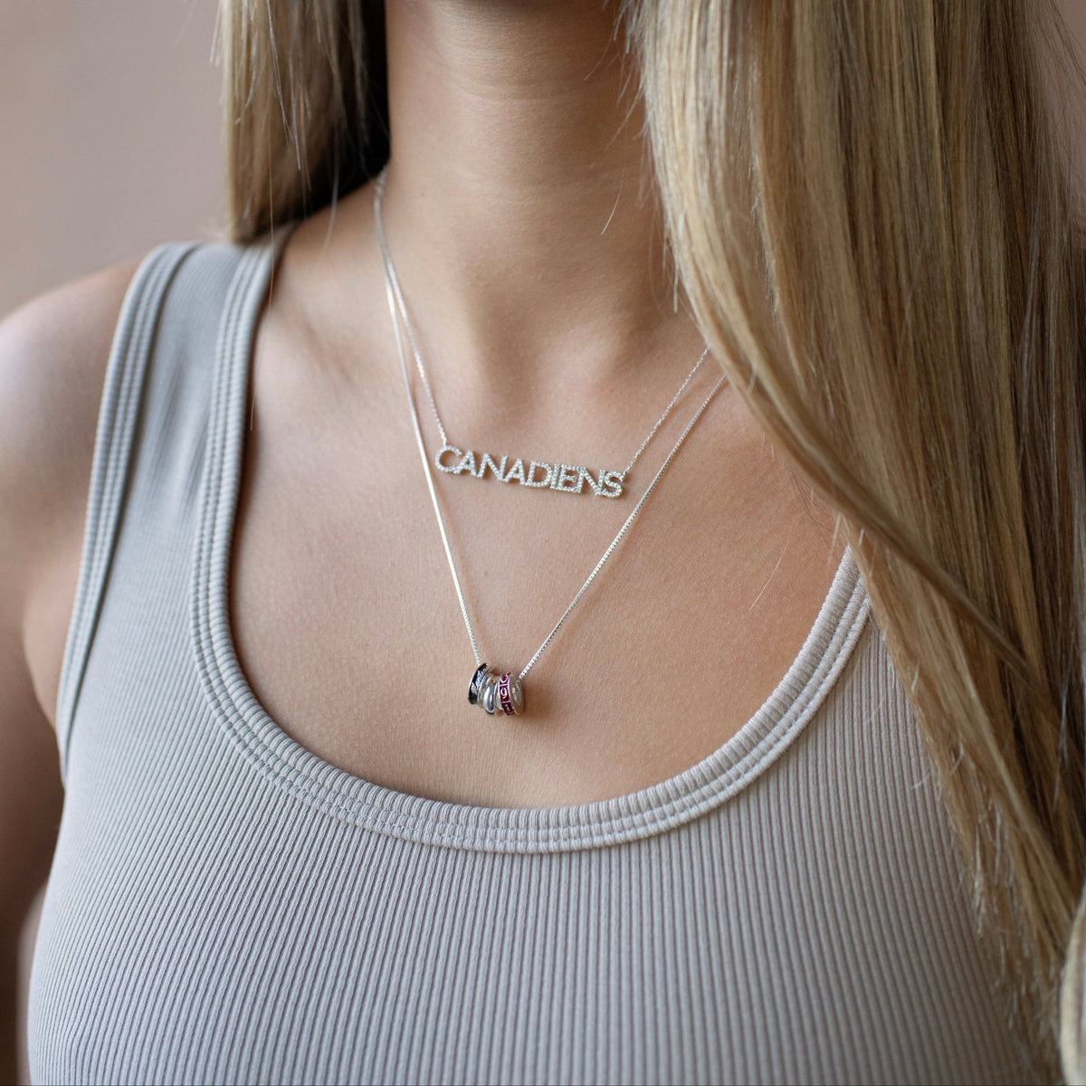 Montréal Canadiens Pavé Necklace - SO PRETTY CARA COTTER