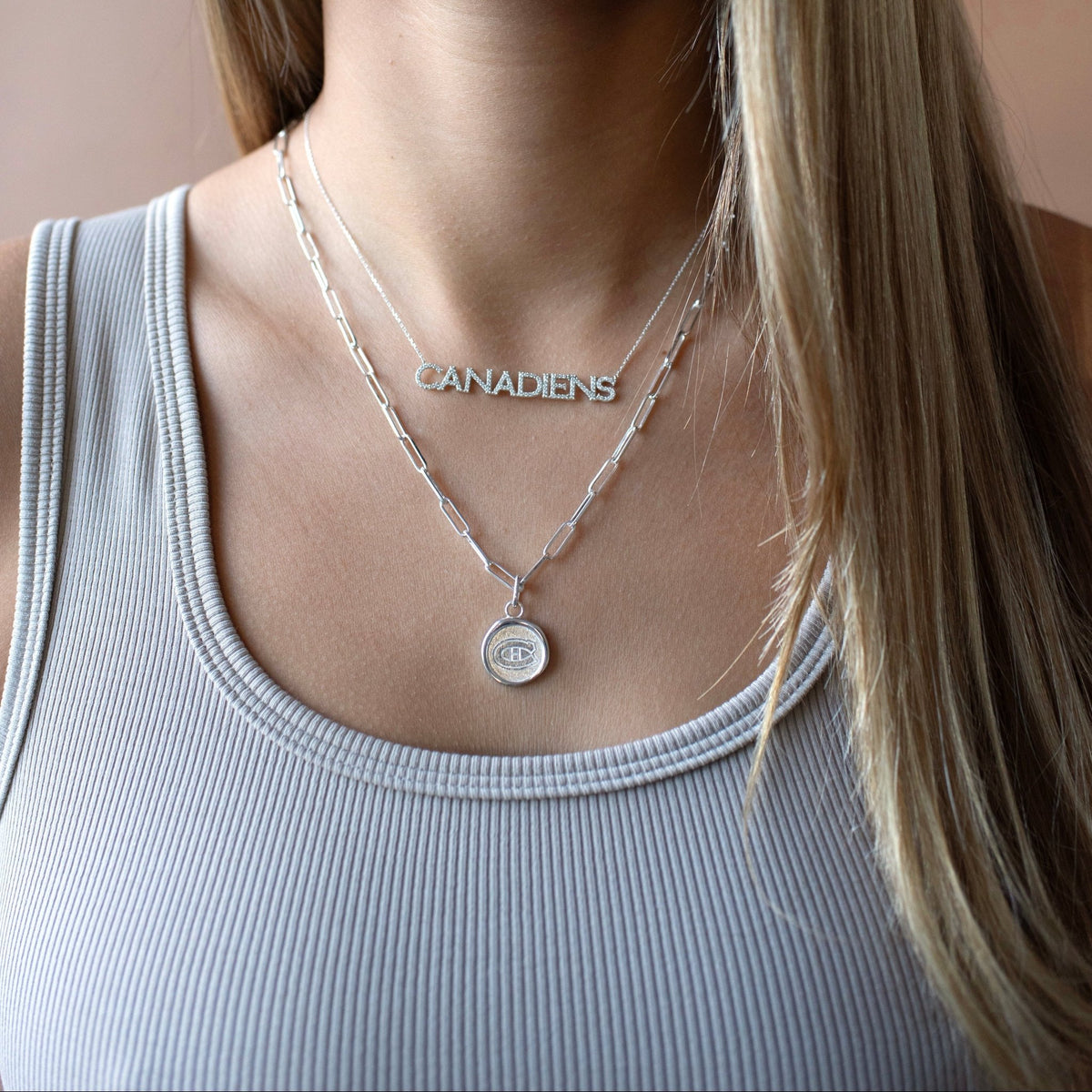 Montréal Canadiens Pavé Necklace - SO PRETTY CARA COTTER