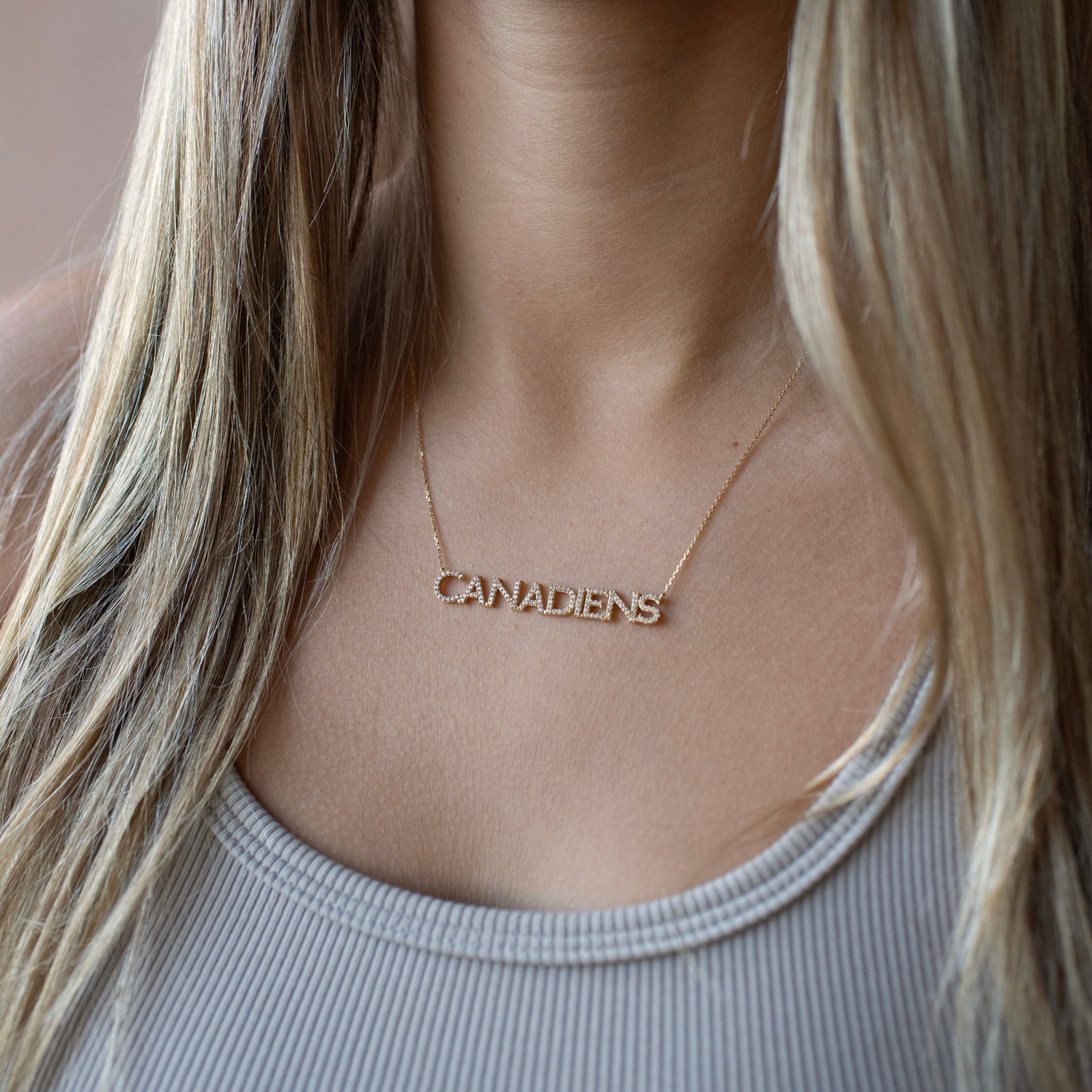 Montréal Canadiens Pavé Necklace - SO PRETTY CARA COTTER