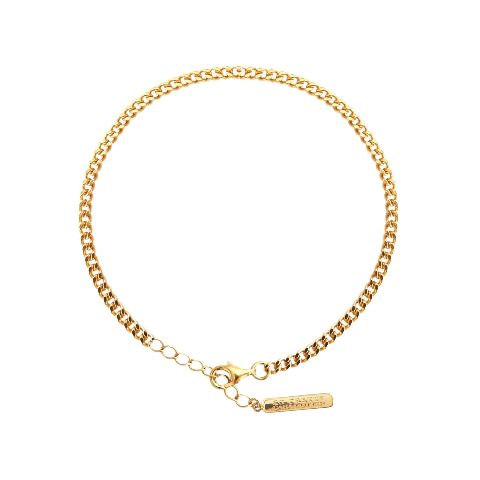 NOTABLE CABLE LINK BRACELET - GOLD OR SILVER - SO PRETTY CARA COTTER