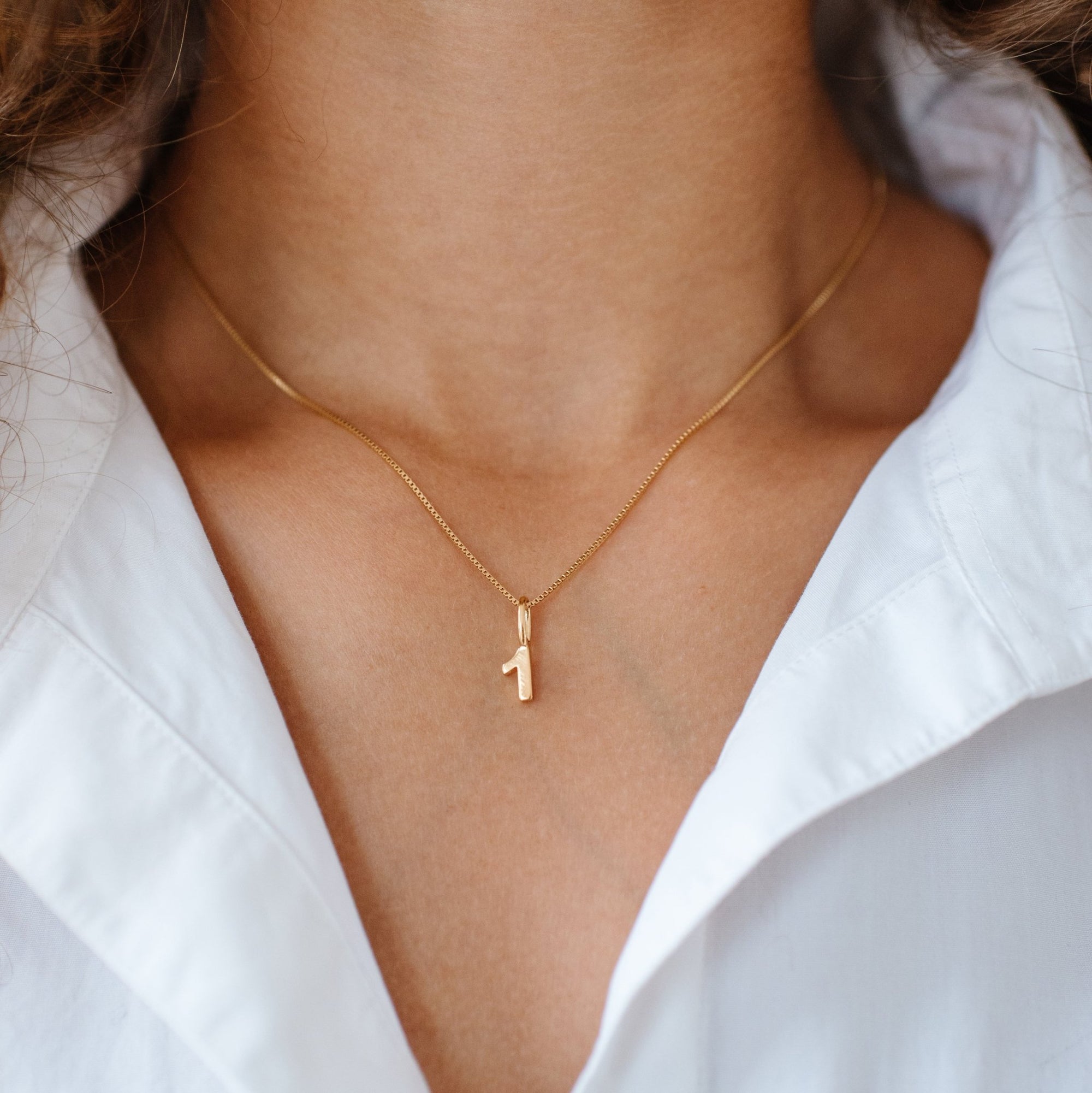 Notable Number Charm - 1 - SO PRETTY CARA COTTER