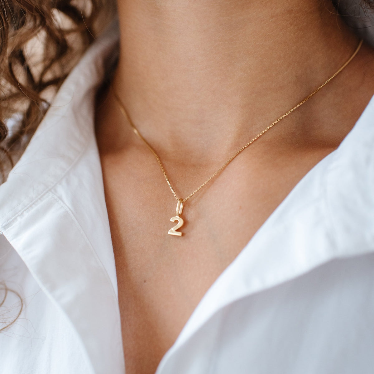 Notable Number Charm - 2 - SO PRETTY CARA COTTER