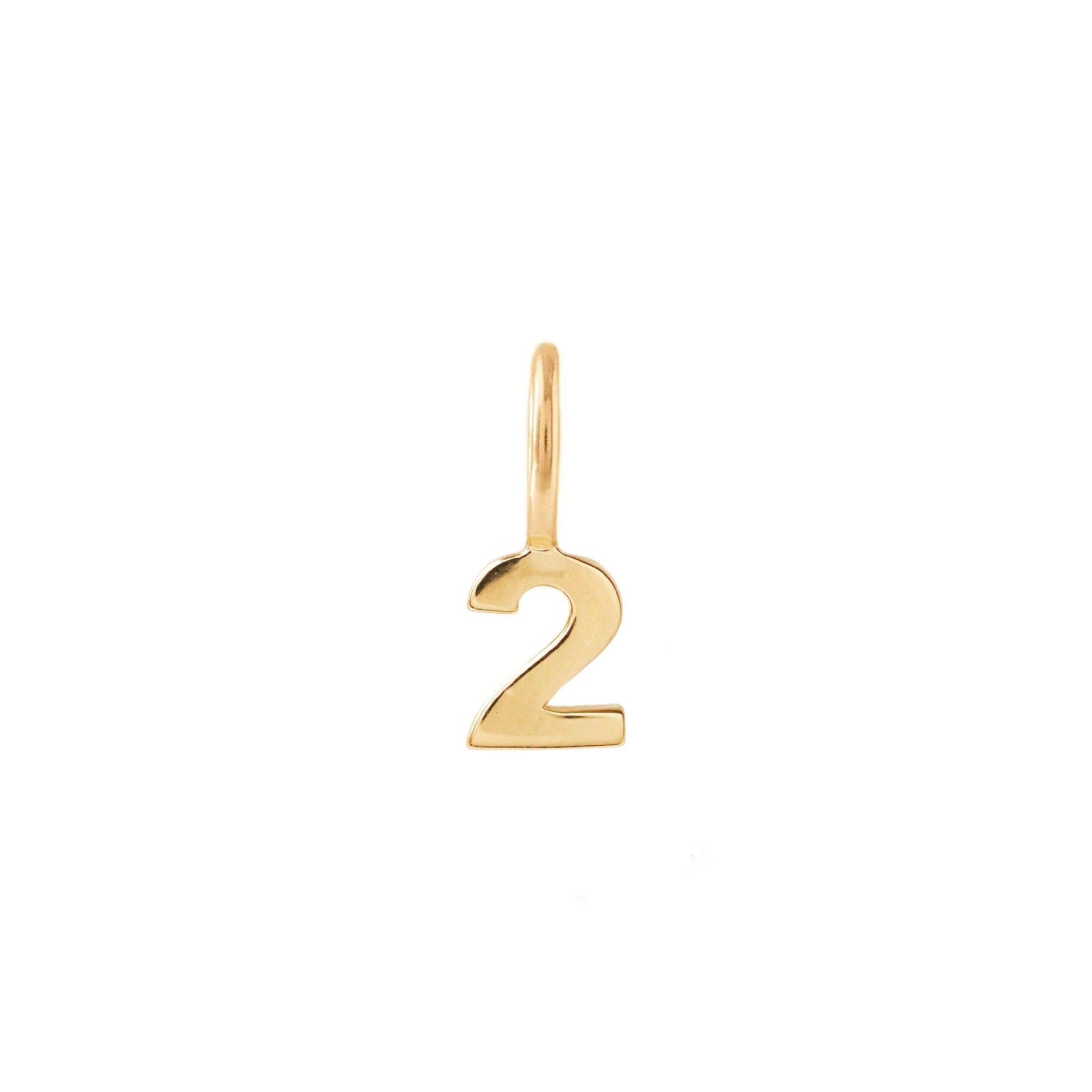 Notable Number Charm - 2 - SO PRETTY CARA COTTER