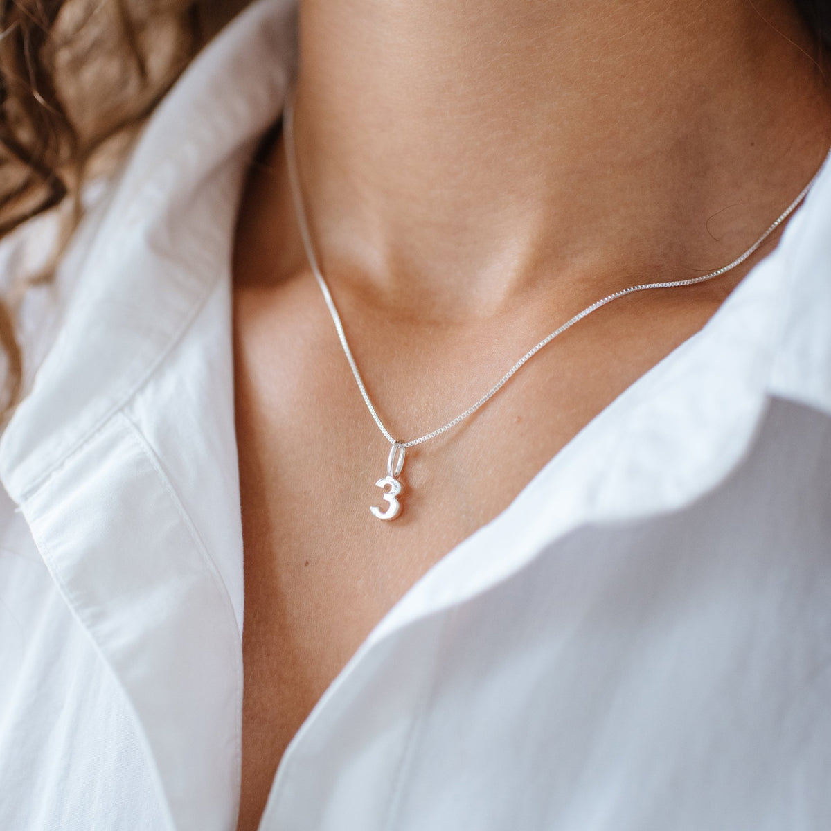 Notable Number Charm - 3 - SO PRETTY CARA COTTER