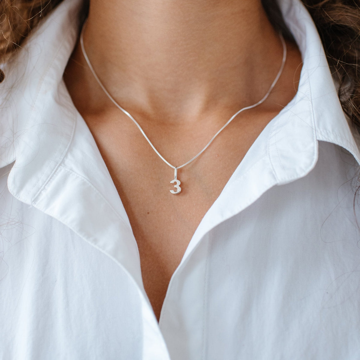 Notable Number Charm - 3 - SO PRETTY CARA COTTER