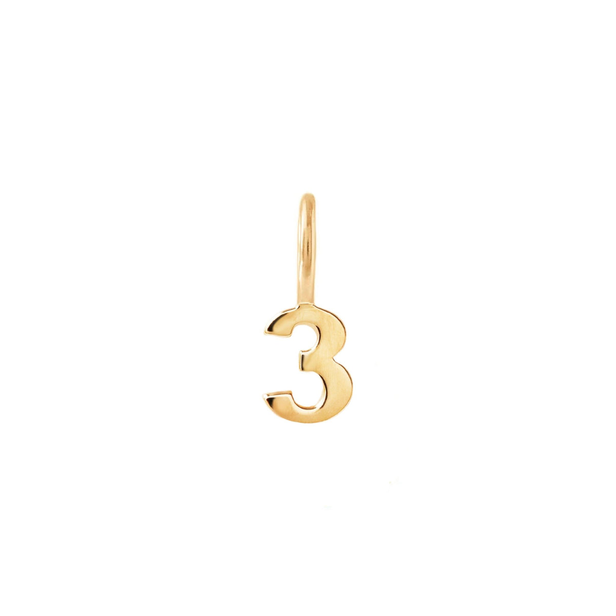 Notable Number Charm - 3 - SO PRETTY CARA COTTER