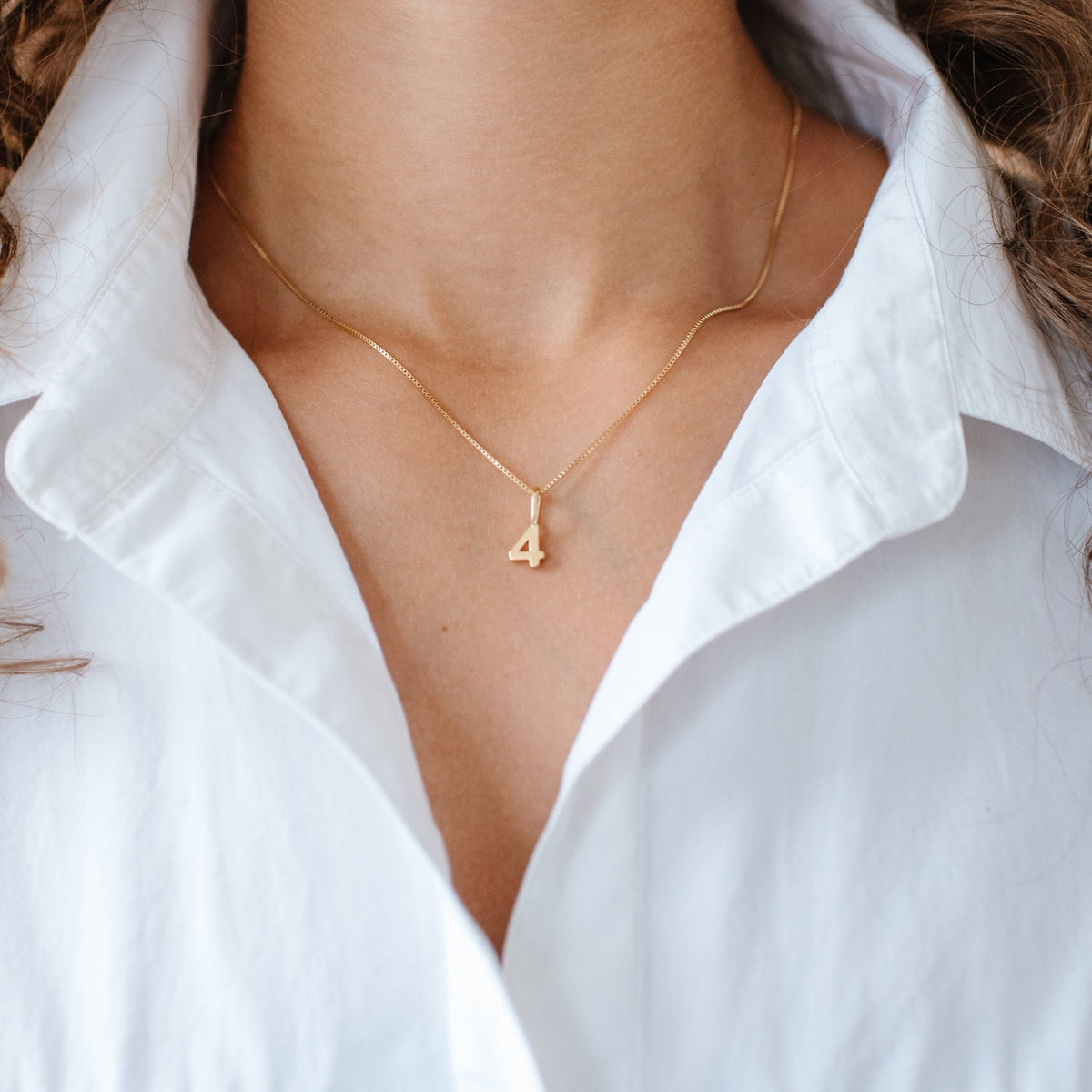 Notable Number Charm - 4 - SO PRETTY CARA COTTER