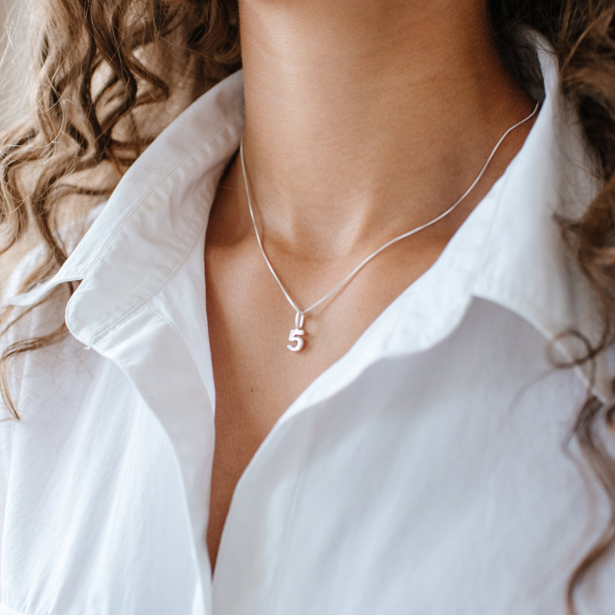 Notable Number Charm - 5 - SO PRETTY CARA COTTER