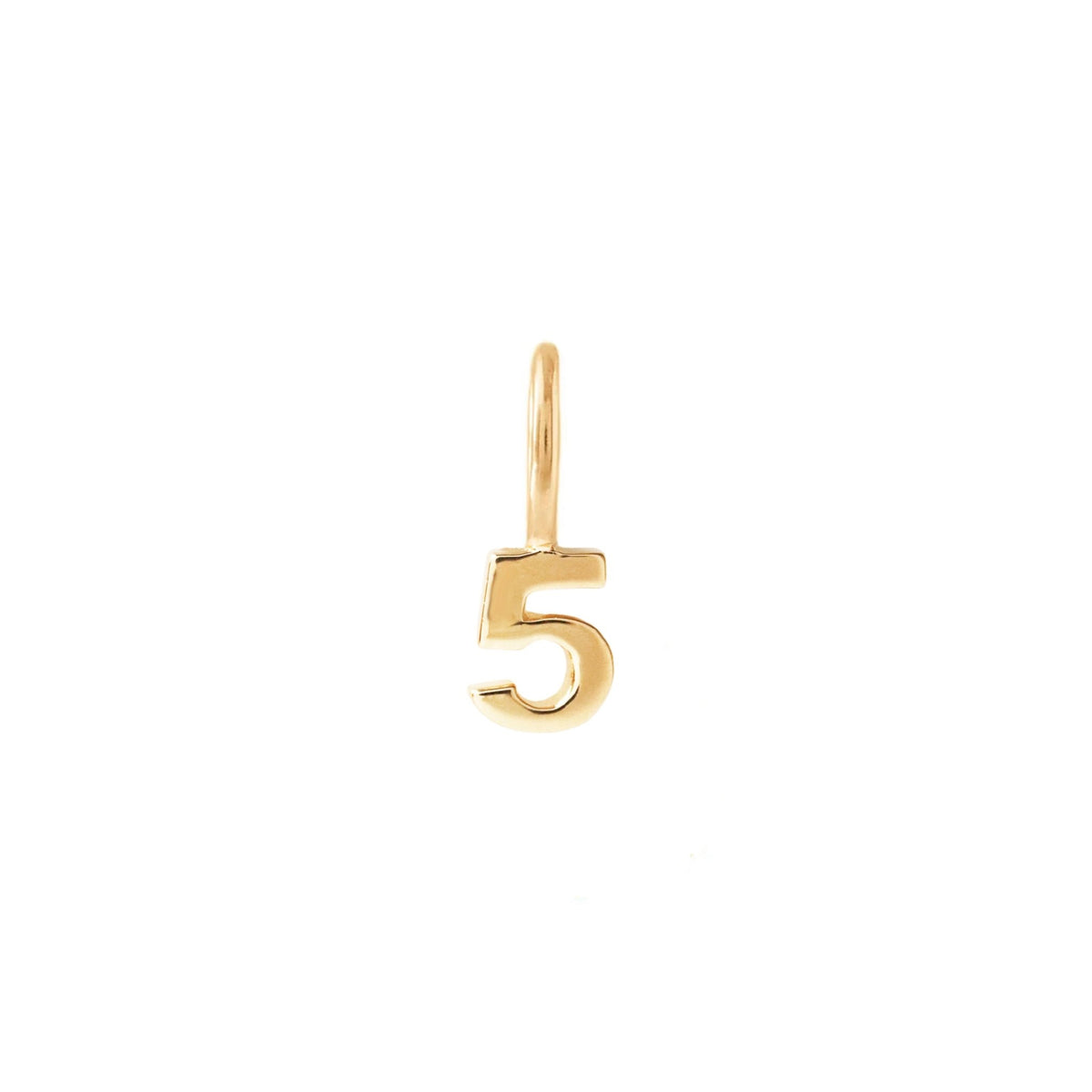 Notable Number Charm - 5 - SO PRETTY CARA COTTER