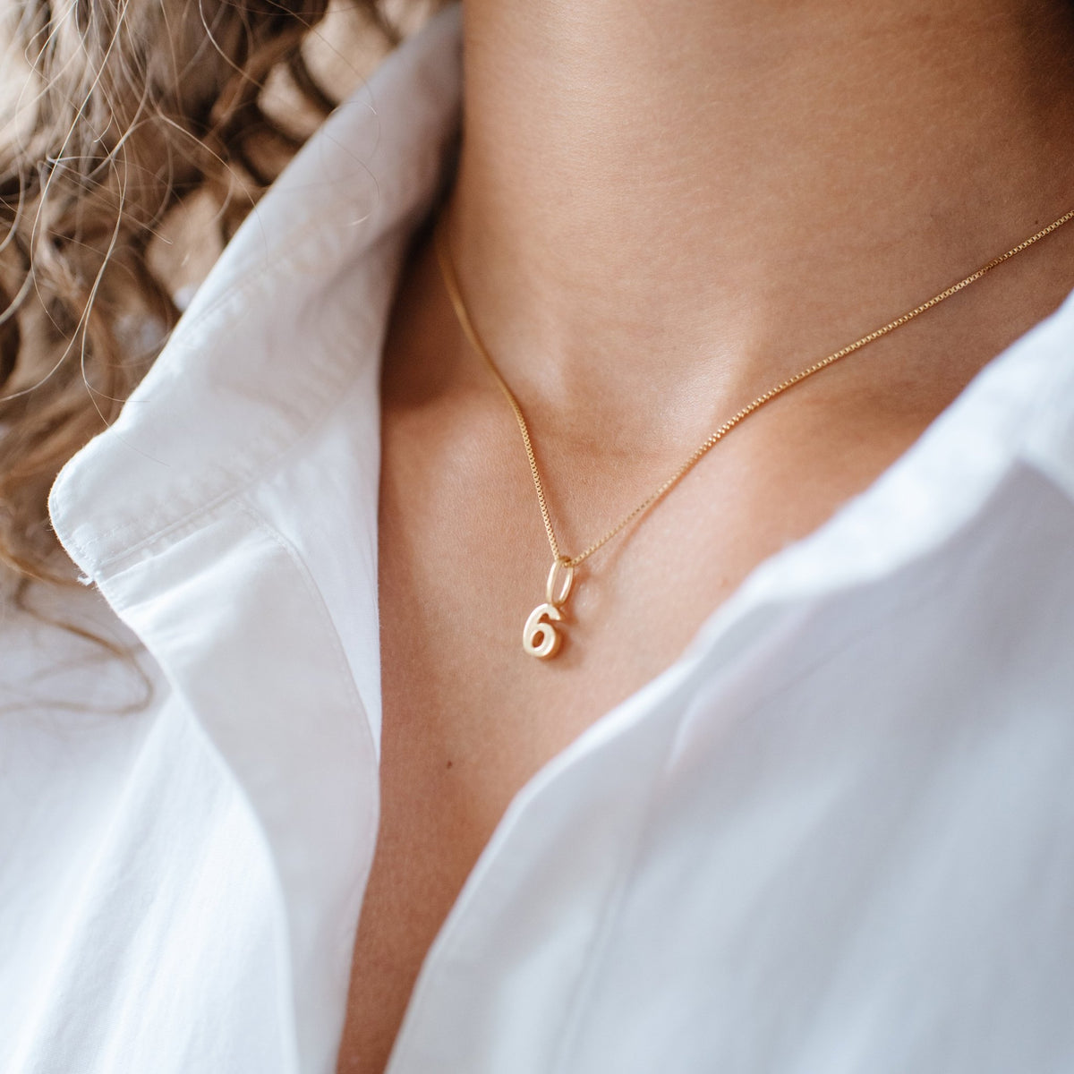 Notable Number Charm - 6 - SO PRETTY CARA COTTER