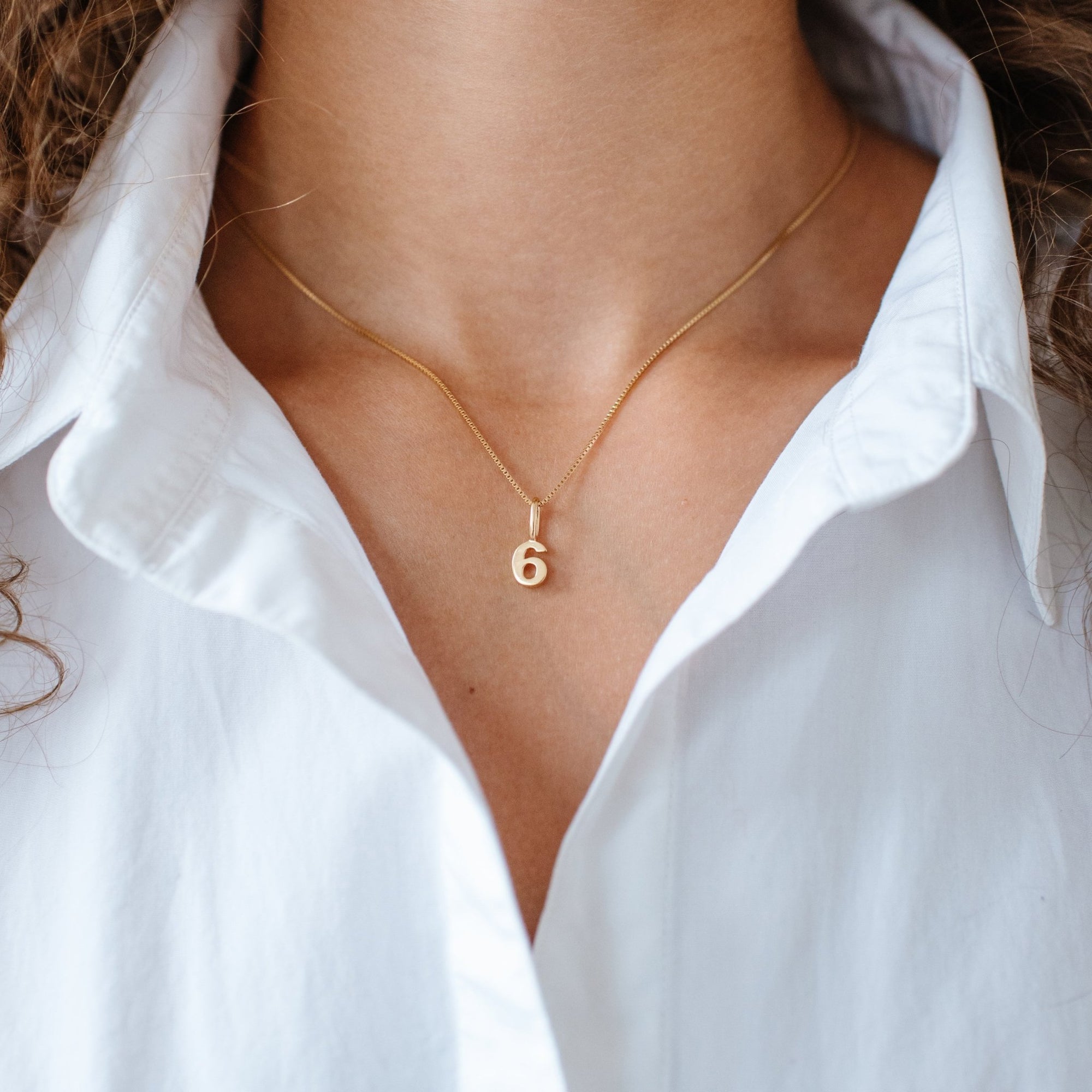 Notable Number Charm - 6 - SO PRETTY CARA COTTER