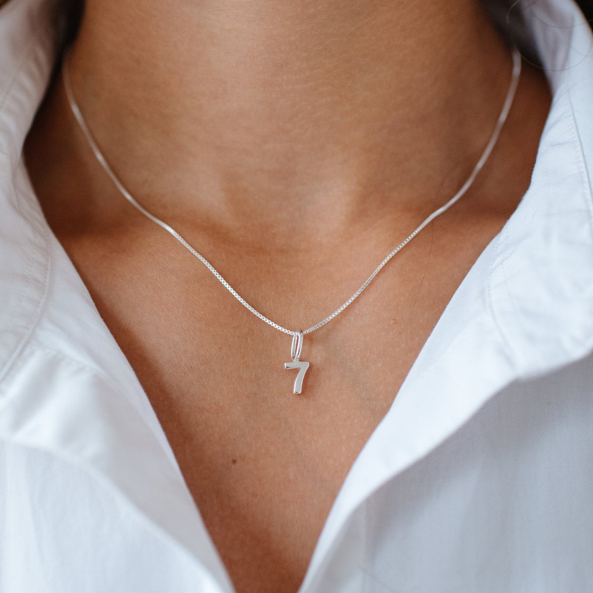 Notable Number Charm - 7 - SO PRETTY CARA COTTER