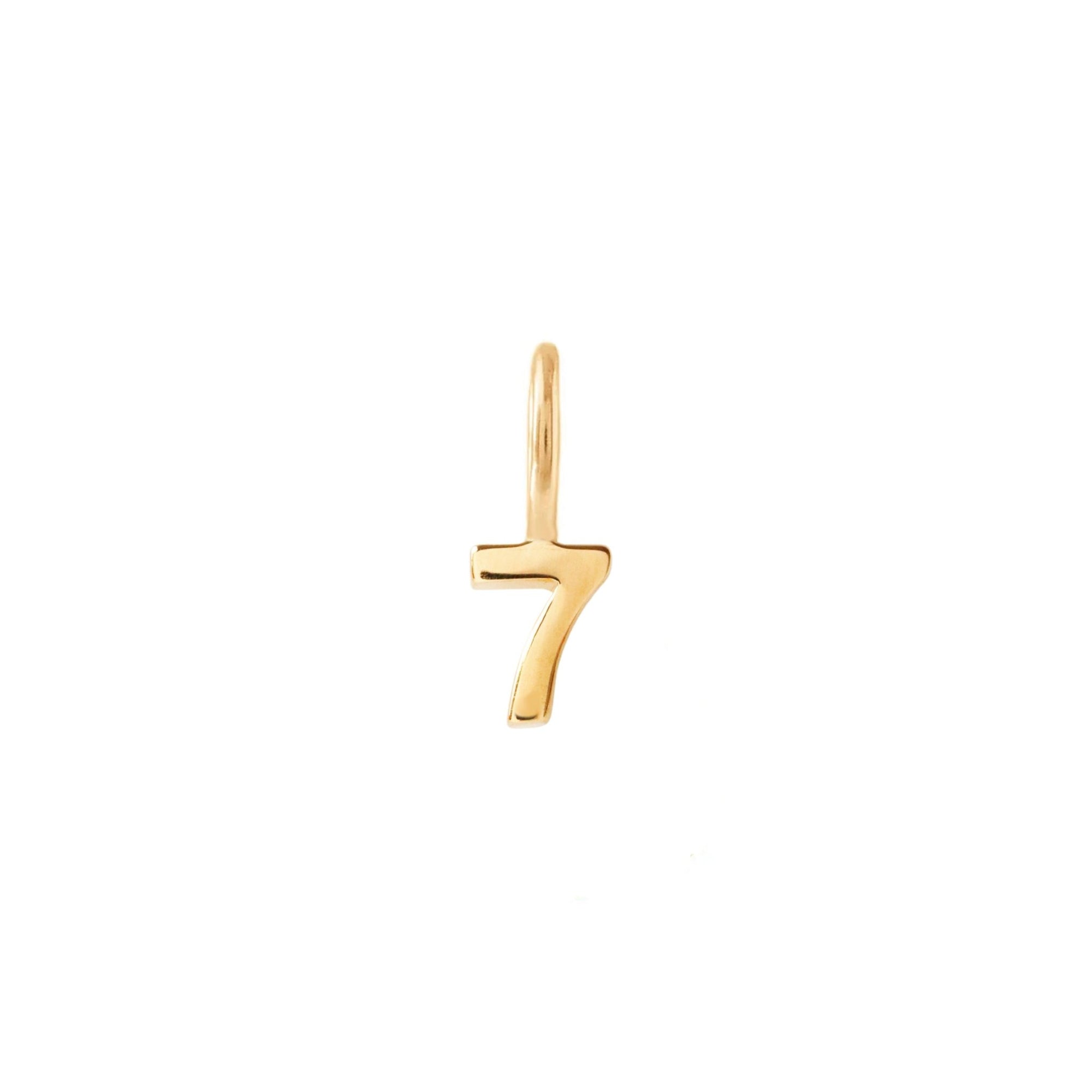 Notable Number Charm - 7 - SO PRETTY CARA COTTER