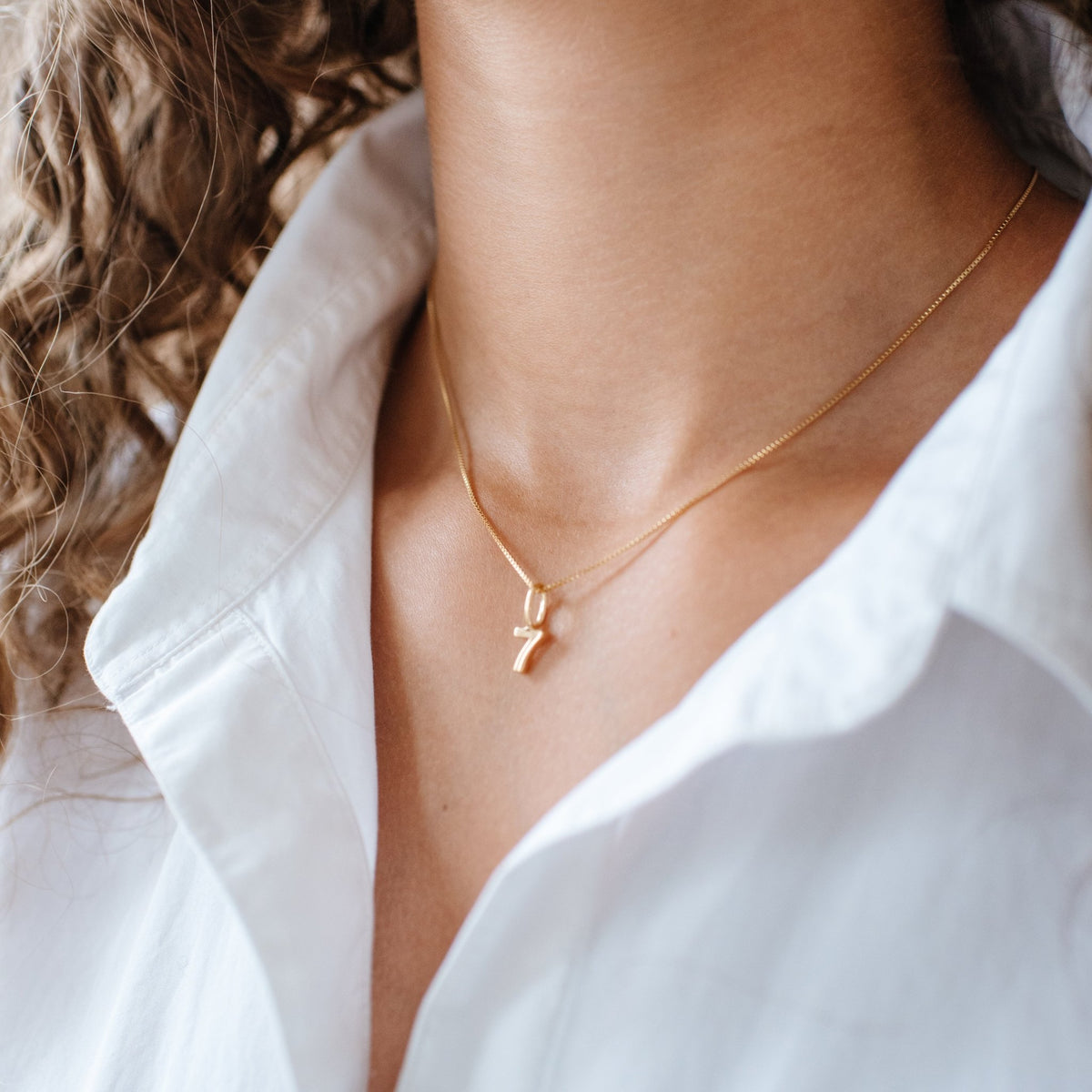 Notable Number Charm - 7 - SO PRETTY CARA COTTER