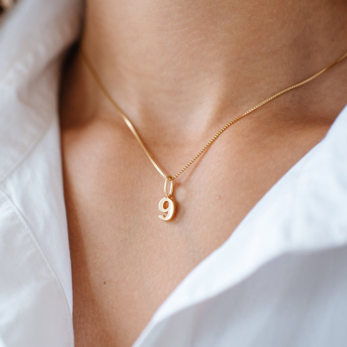 Notable Number Charm - 9 - SO PRETTY CARA COTTER
