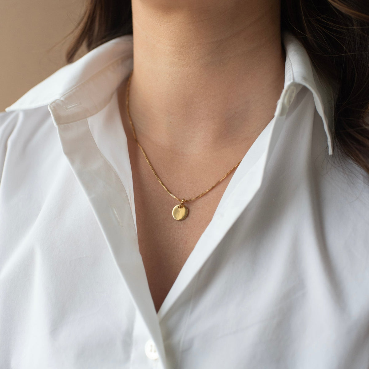 Poise Circle ID Charm - SO PRETTY CARA COTTER