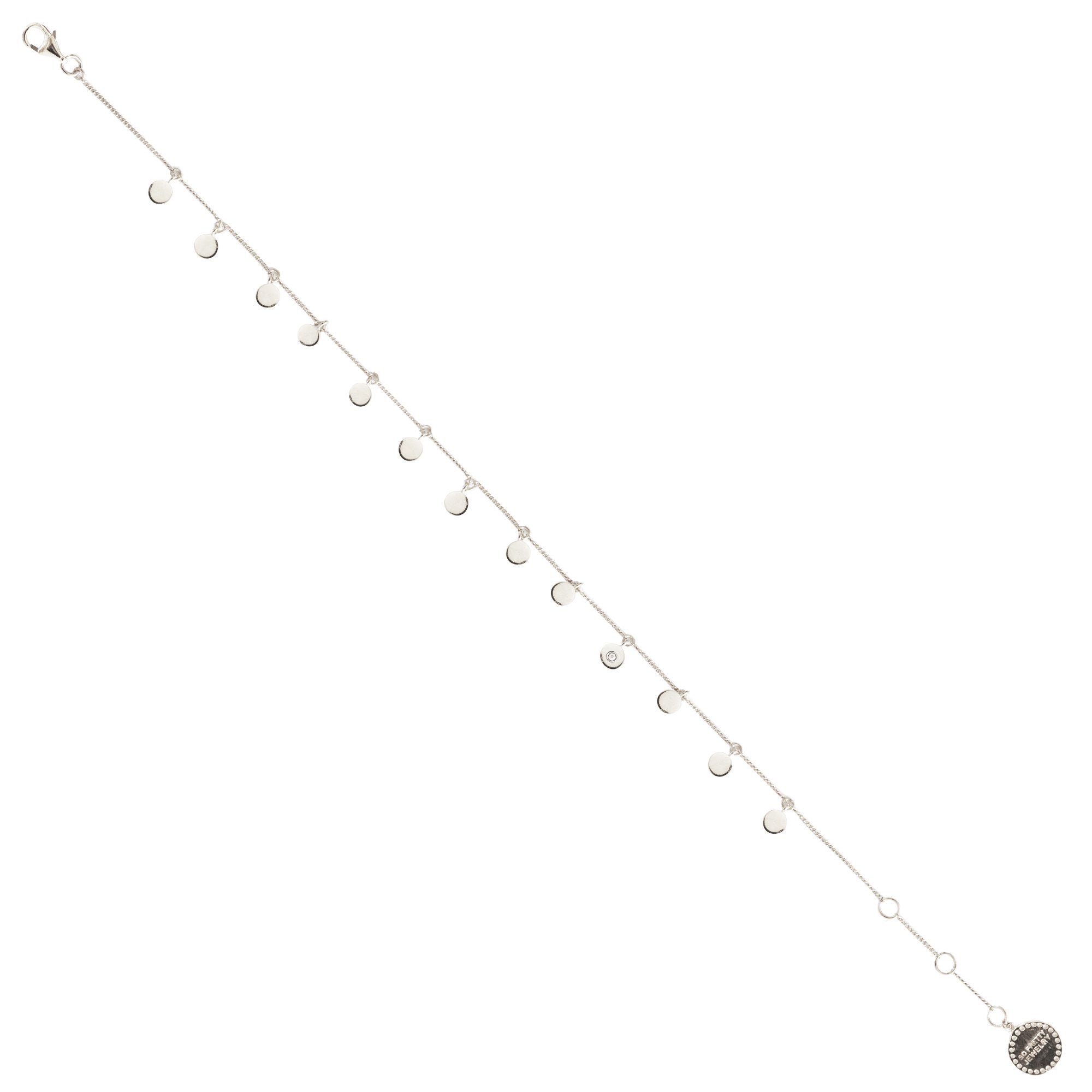 POISE DISK ANKLET - STERLING SILVER - SO PRETTY CARA COTTER
