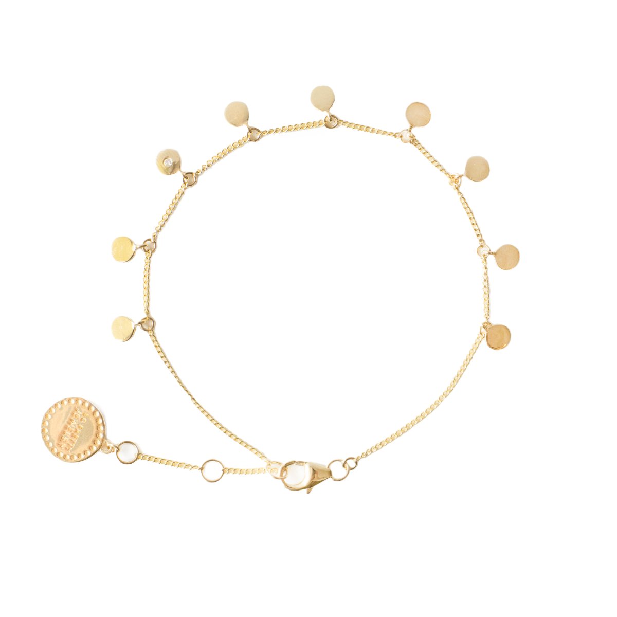 POISE DISK BRACELET - GOLD OR SILVER - SO PRETTY CARA COTTER