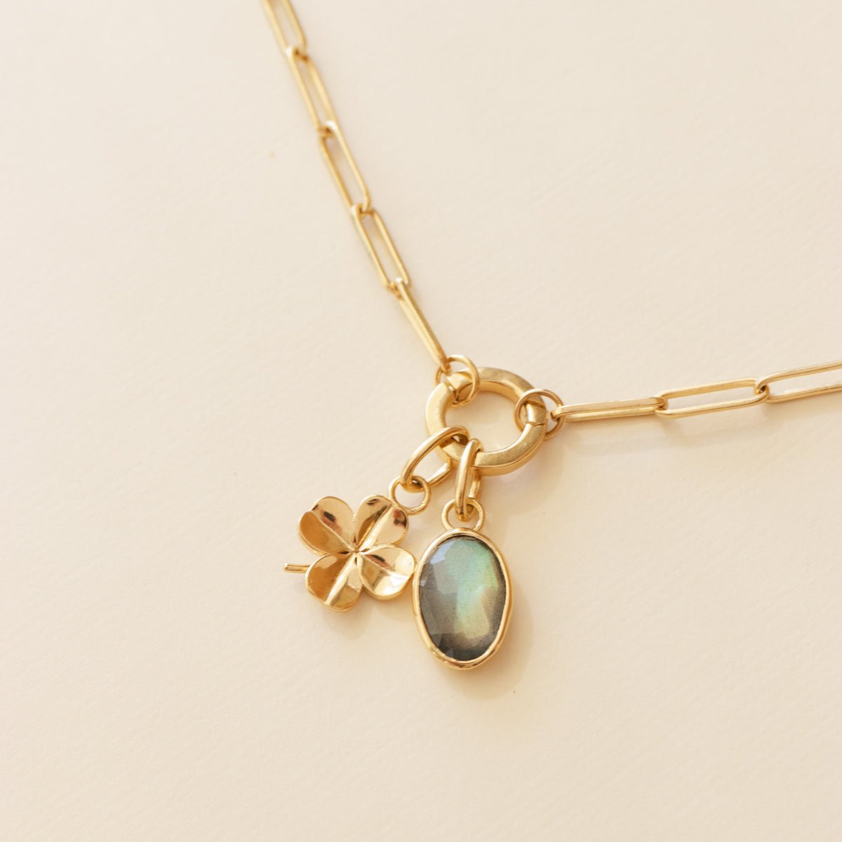 POISE FOUR LEAF CLOVER CHARM - SO PRETTY CARA COTTER