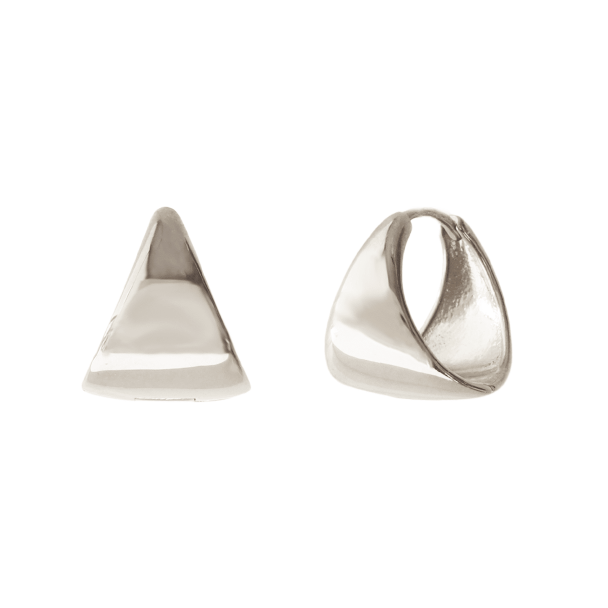 Poise Grande Sculpted Triangle Hoops - SO PRETTY CARA COTTER