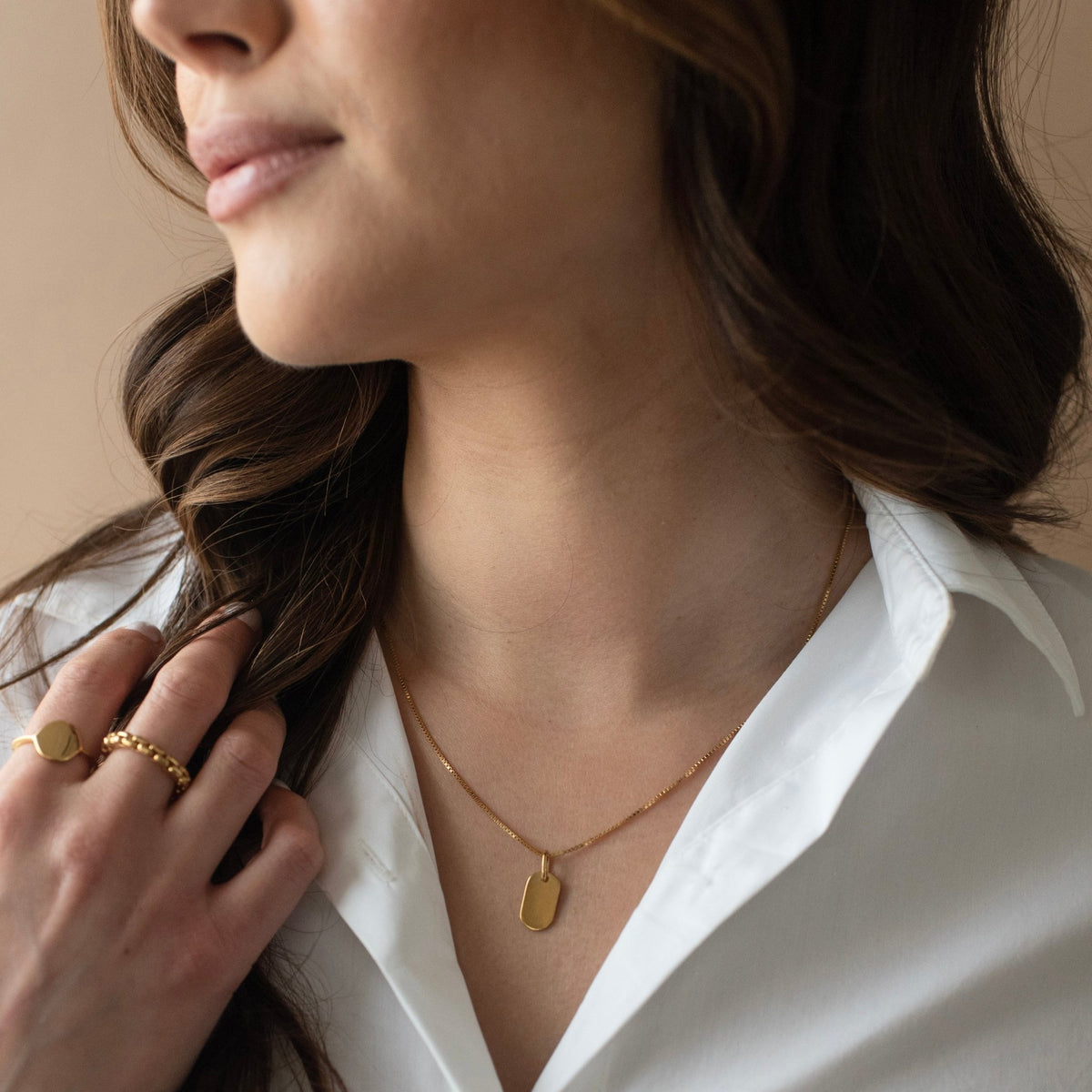 Poise Oval ID Charm - SO PRETTY CARA COTTER