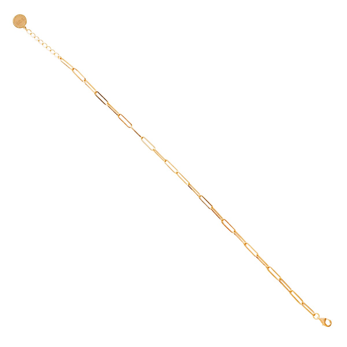 POISE OVAL LINK ANKLET - GOLD - SO PRETTY CARA COTTER