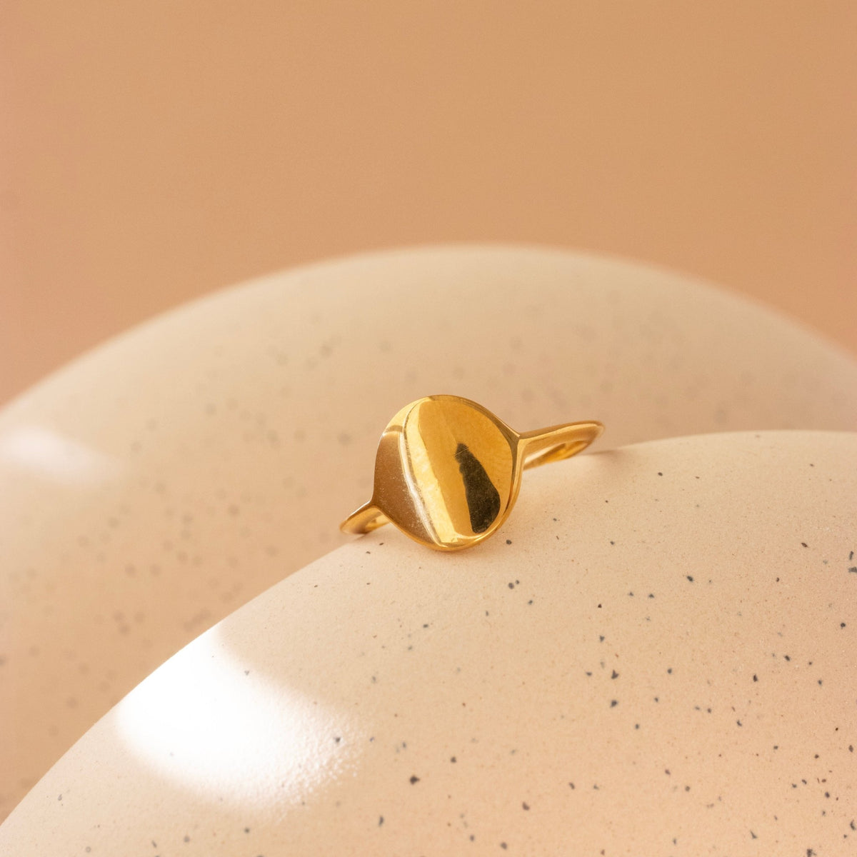 Poise Oval Signet RIng - SO PRETTY CARA COTTER