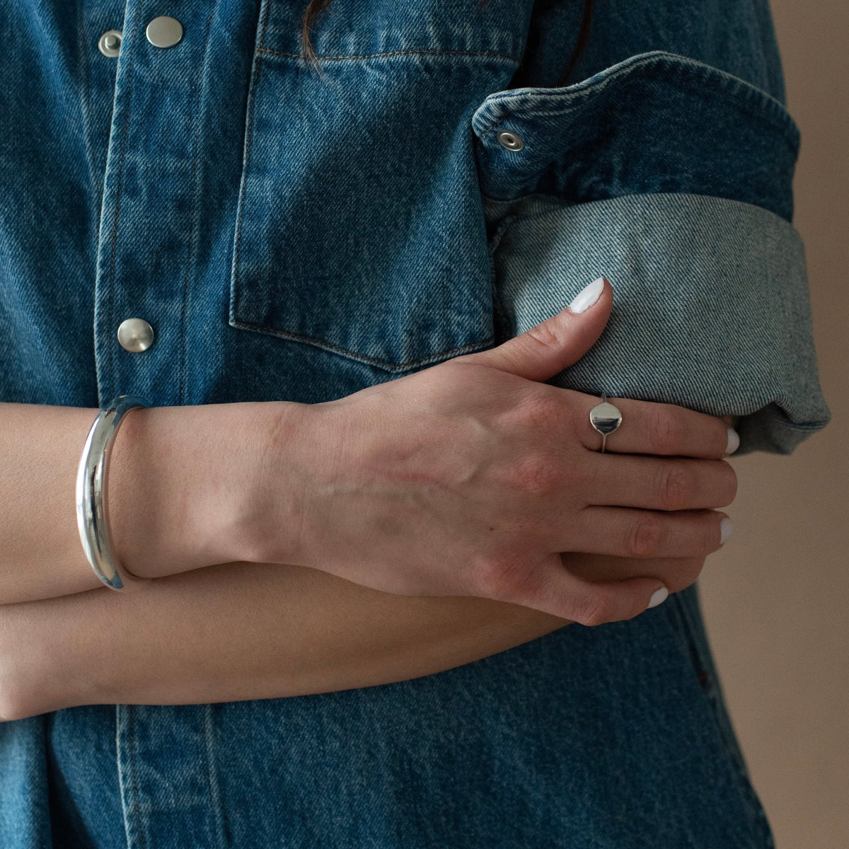 Poise Oval Signet RIng - SO PRETTY CARA COTTER