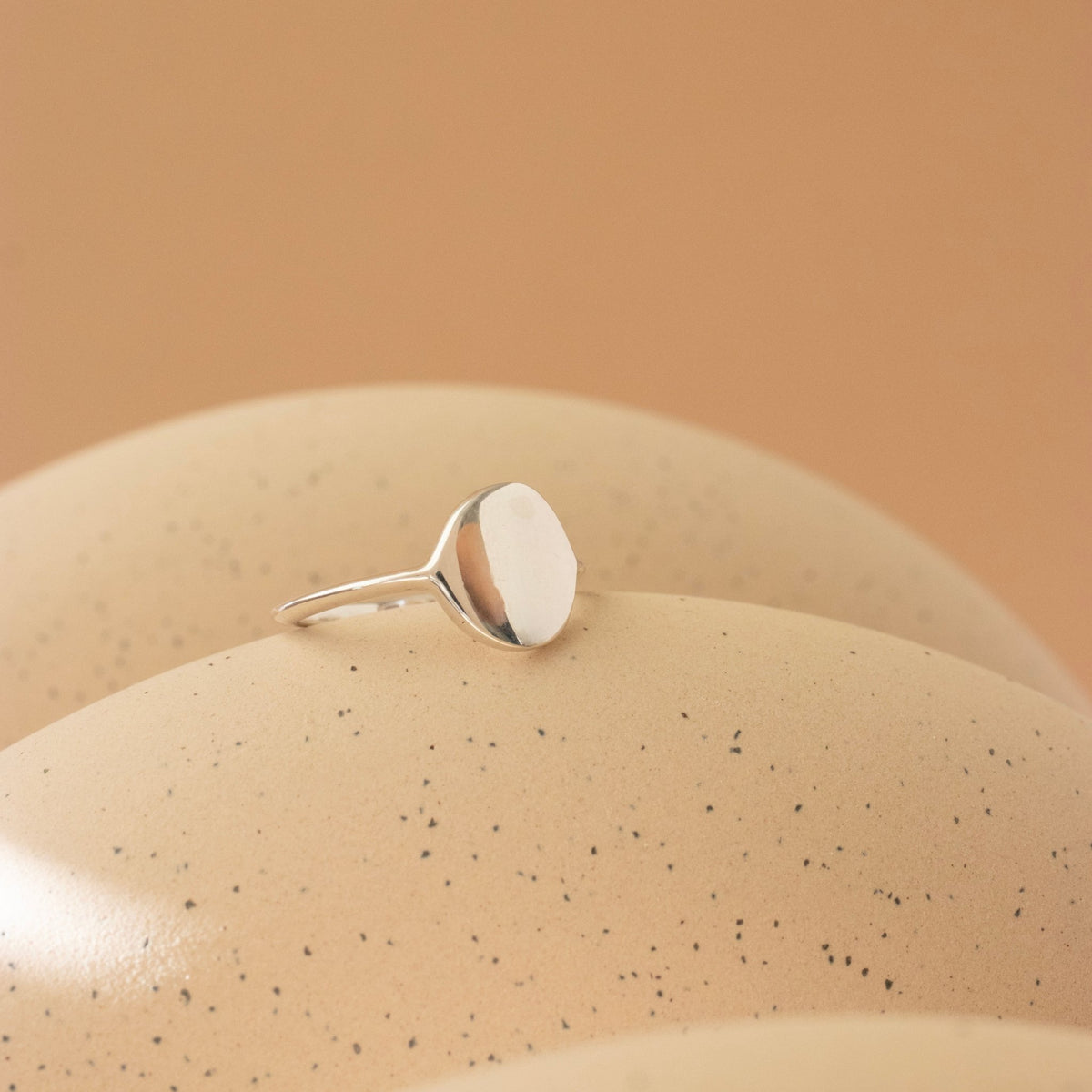 Poise Oval Signet RIng - SO PRETTY CARA COTTER