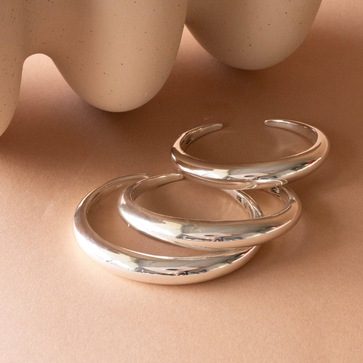 Poise Sculpted Cuff Bracelet - SO PRETTY CARA COTTER