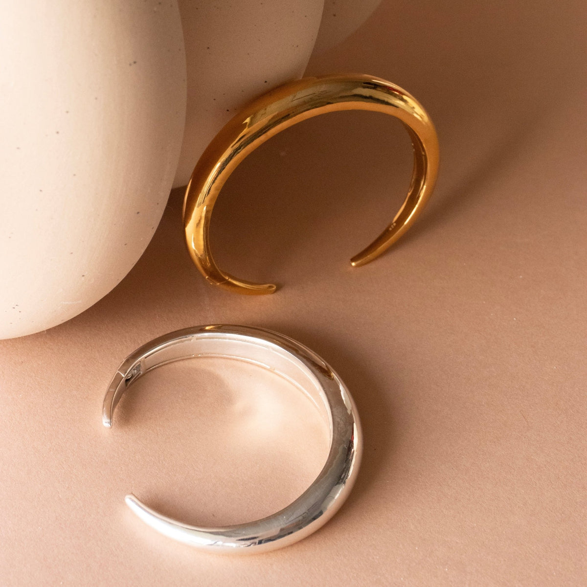 Poise Sculpted Cuff Bracelet - SO PRETTY CARA COTTER