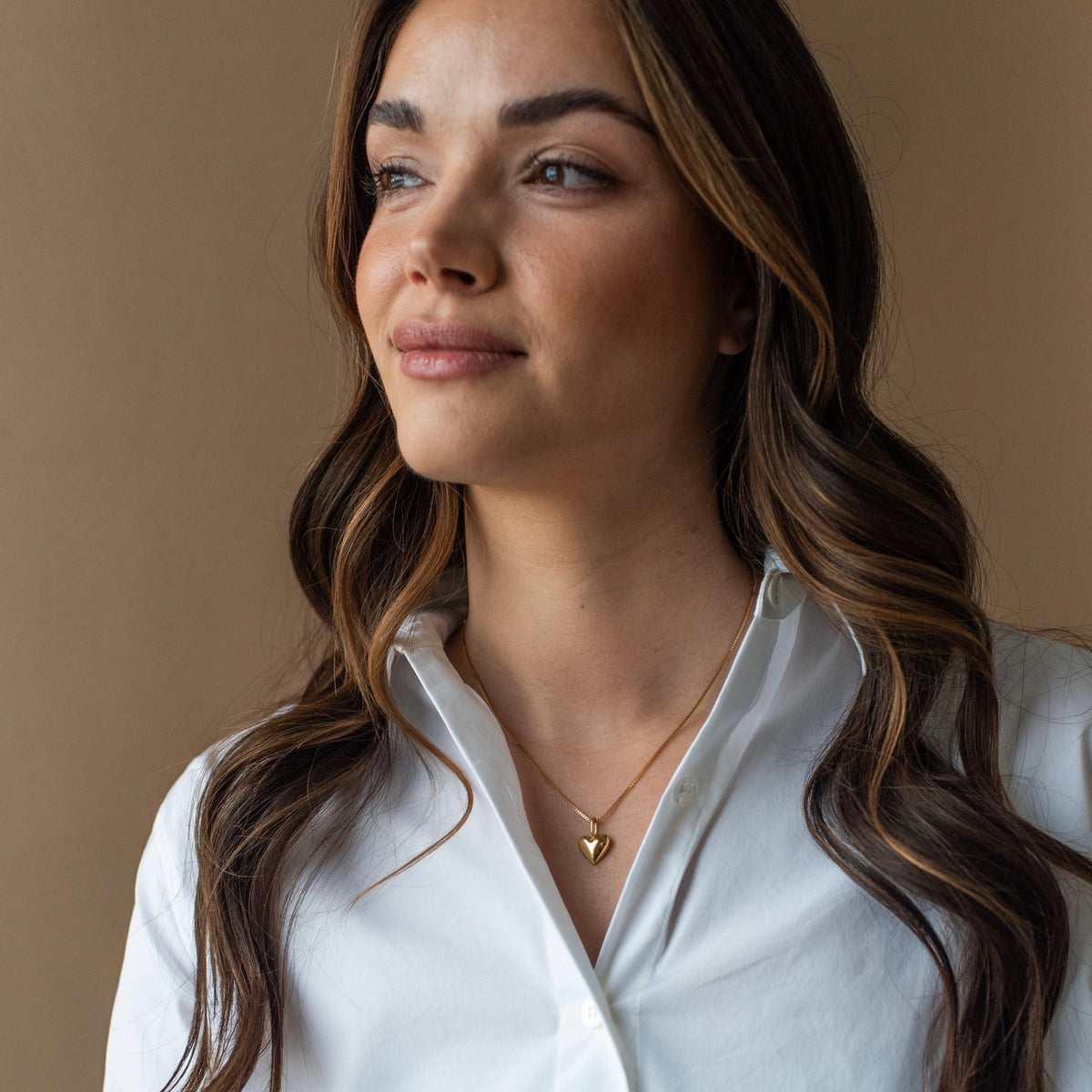 Poise Sculpted Heart Charm - SO PRETTY CARA COTTER