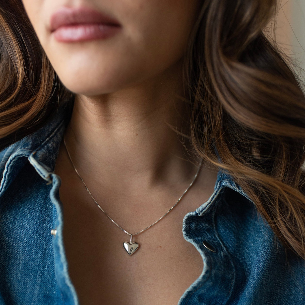 Poise Sculpted Heart Charm - SO PRETTY CARA COTTER