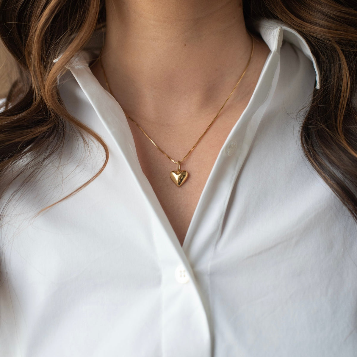 Poise Sculpted Heart Charm - SO PRETTY CARA COTTER