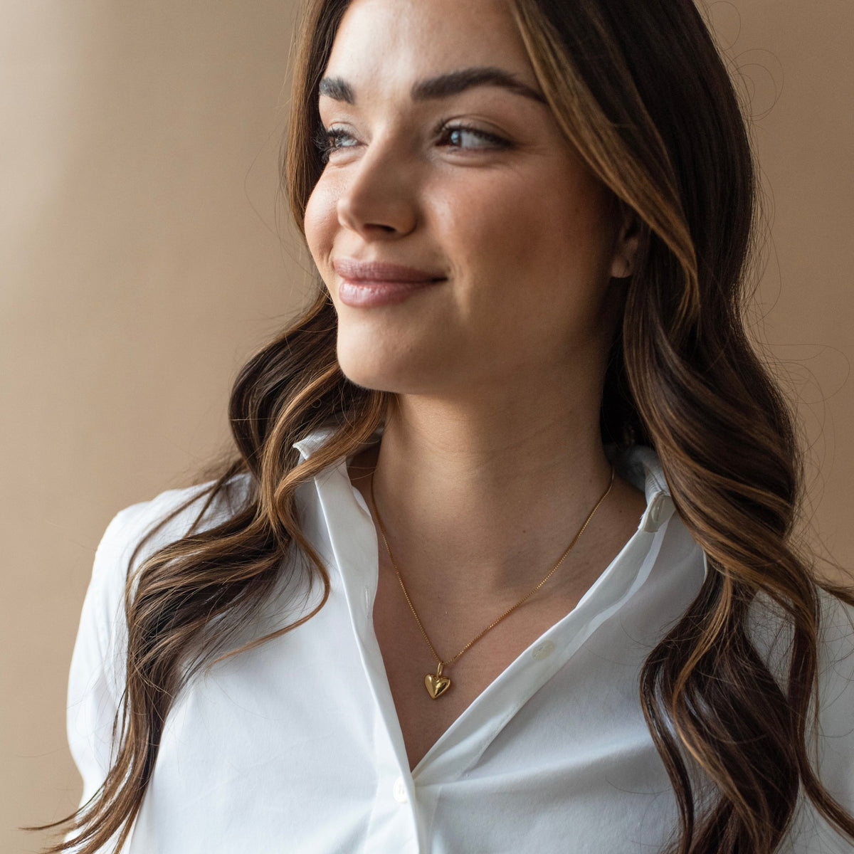 Poise Sculpted Heart Charm - SO PRETTY CARA COTTER