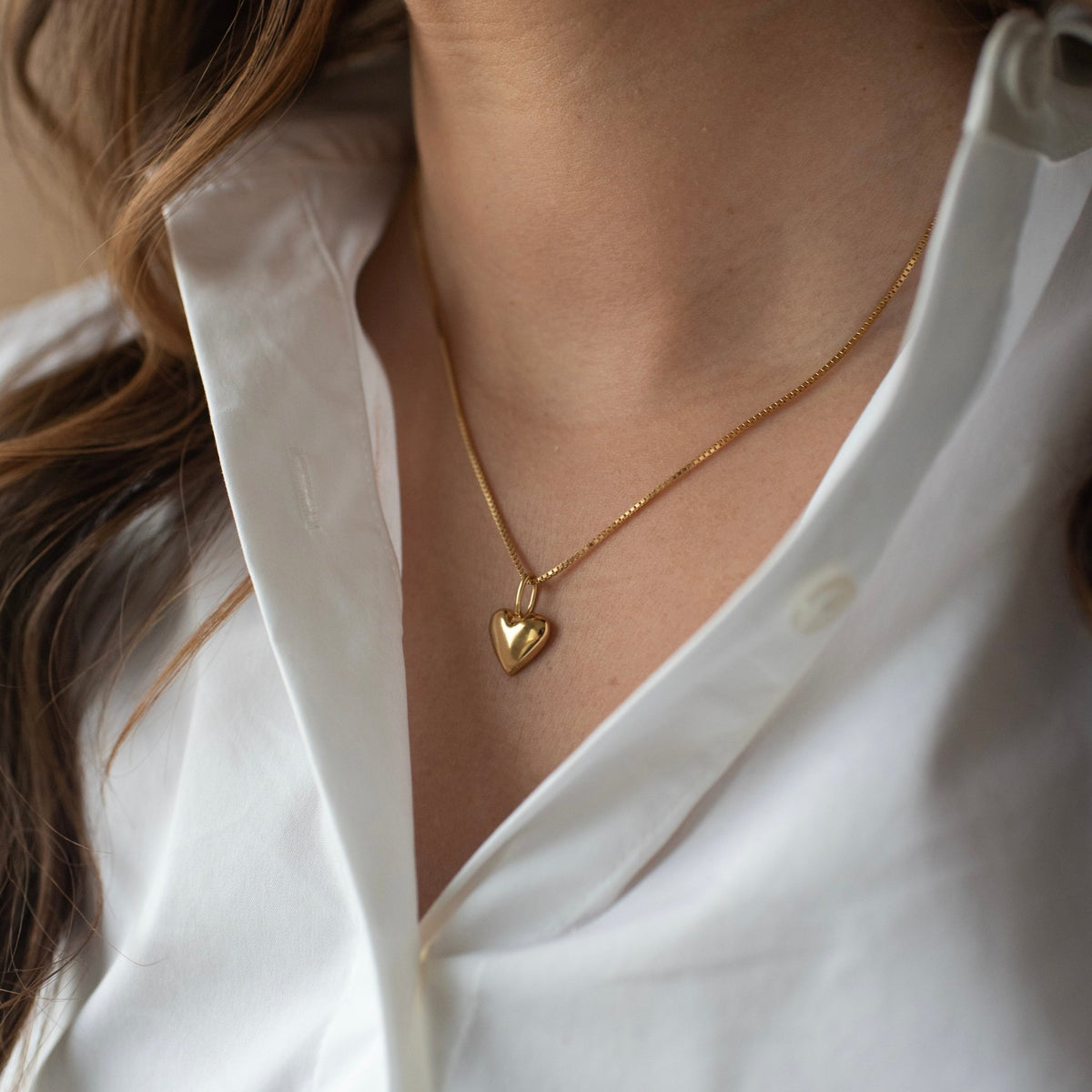 Poise Sculpted Heart Charm - SO PRETTY CARA COTTER